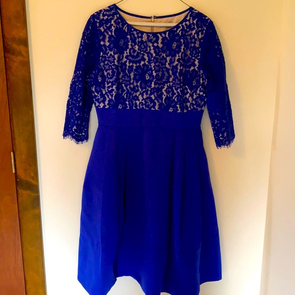Royal blue dress